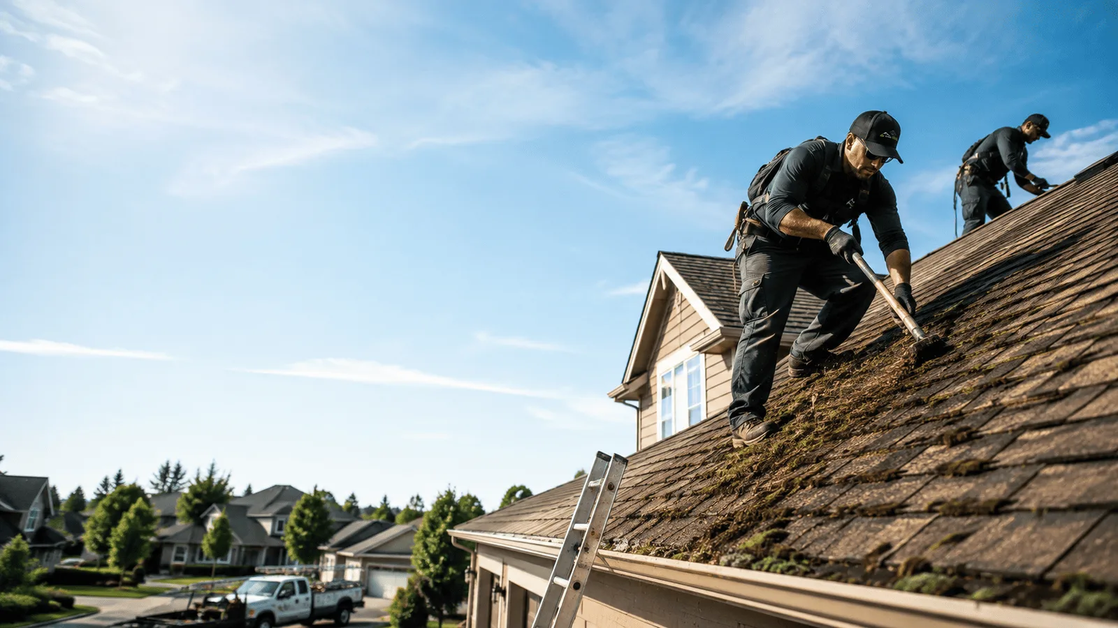 Roof Moss Removal in Mclean, TX near me